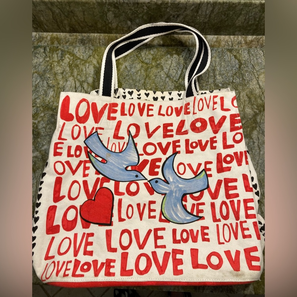 Brighton canvas tote bag